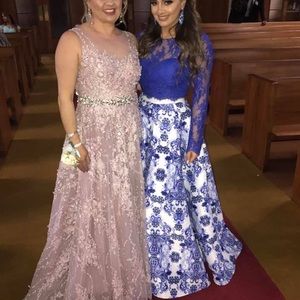 Selling Blue Terrani Dress 2 Piece Prom Dress